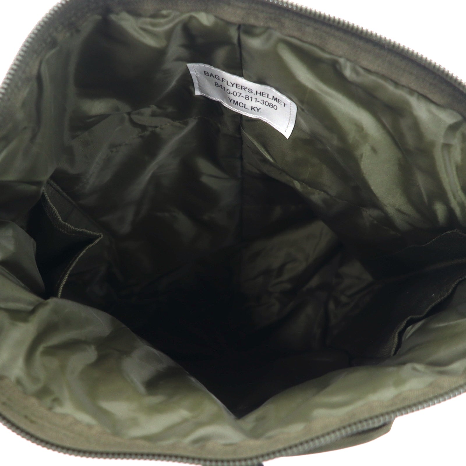 US ARMY Helmet Bag 2WAY Shoulder Bag Khaki Military 8415-07-811-3880 YMCL KY Unused