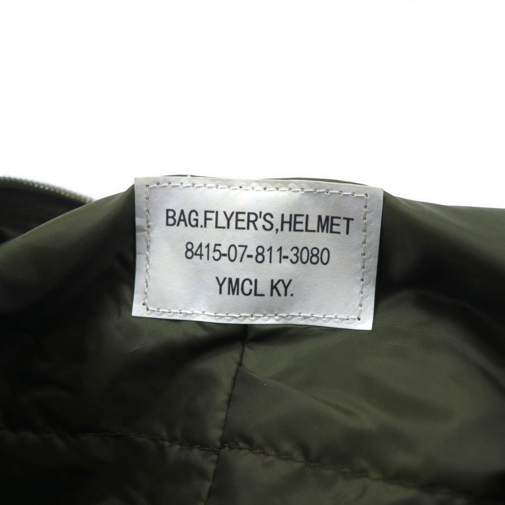 US ARMY Helmet Bag 2WAY Shoulder Bag Khaki Military 8415-07-811-3880 YMCL KY Unused