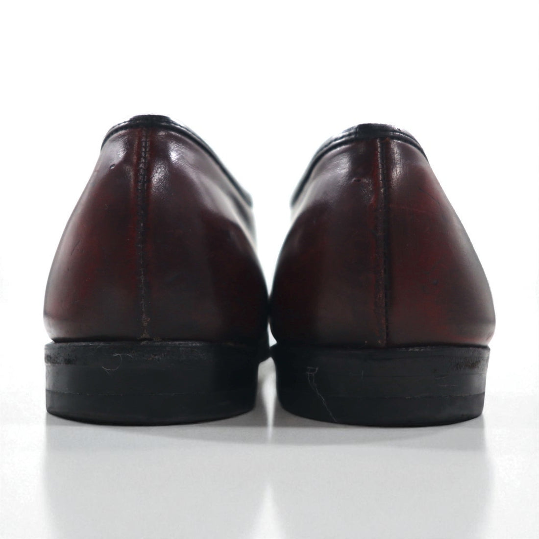 Wright 1980s Breather U-Tip Dress Shoes, Size 28.5cm, Bordeaux Leather, Ultra Sole