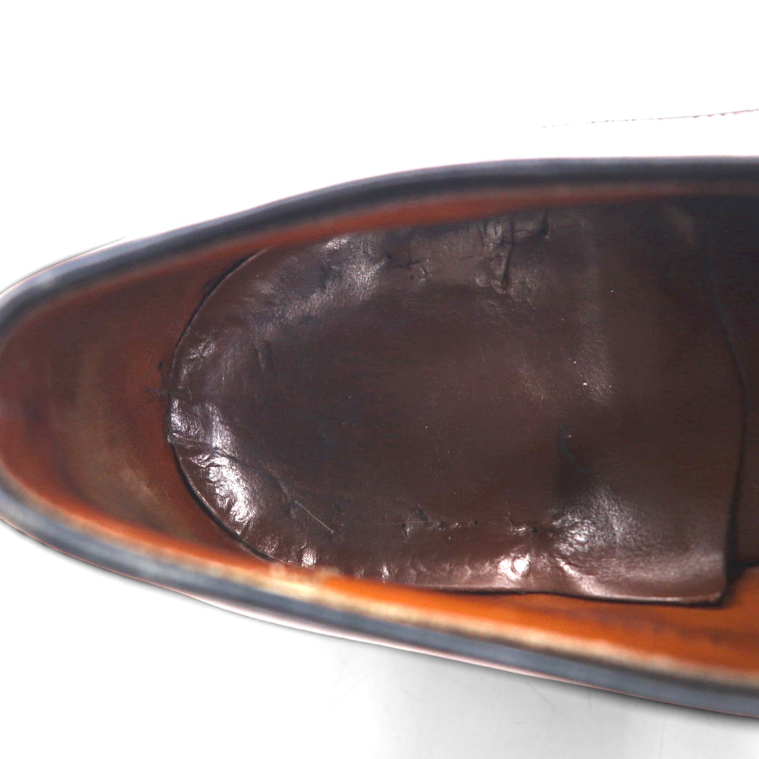 Wright 1980s Breather U-Tip Dress Shoes, Size 28.5cm, Bordeaux Leather, Ultra Sole