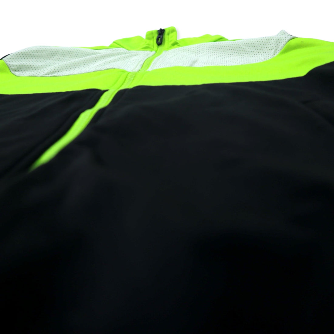 adidas Track Jacket Jersey L Green Black Polyester 3 Stripes
