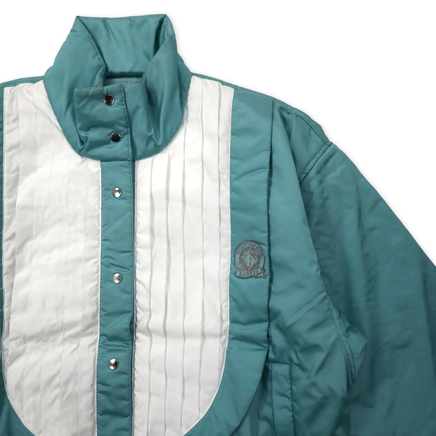 Christian Diors Vintage Gather Design Windbreaker M Green One Point Logo  Patch – 日本然リトテ