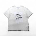 Maison Margiela ライン1 グラフィックプリント Tシャツ XL ホワイト コットン イタリア製
