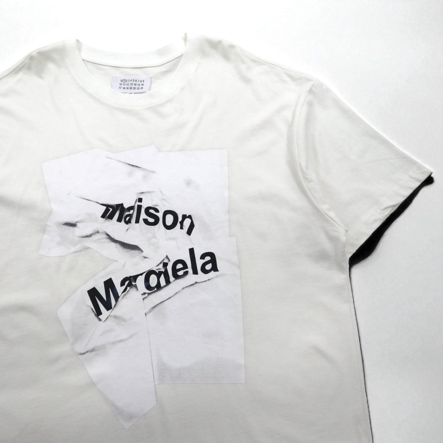 Maison Margiela ライン1 グラフィックプリント Tシャツ XL ホワイト コットン イタリア製