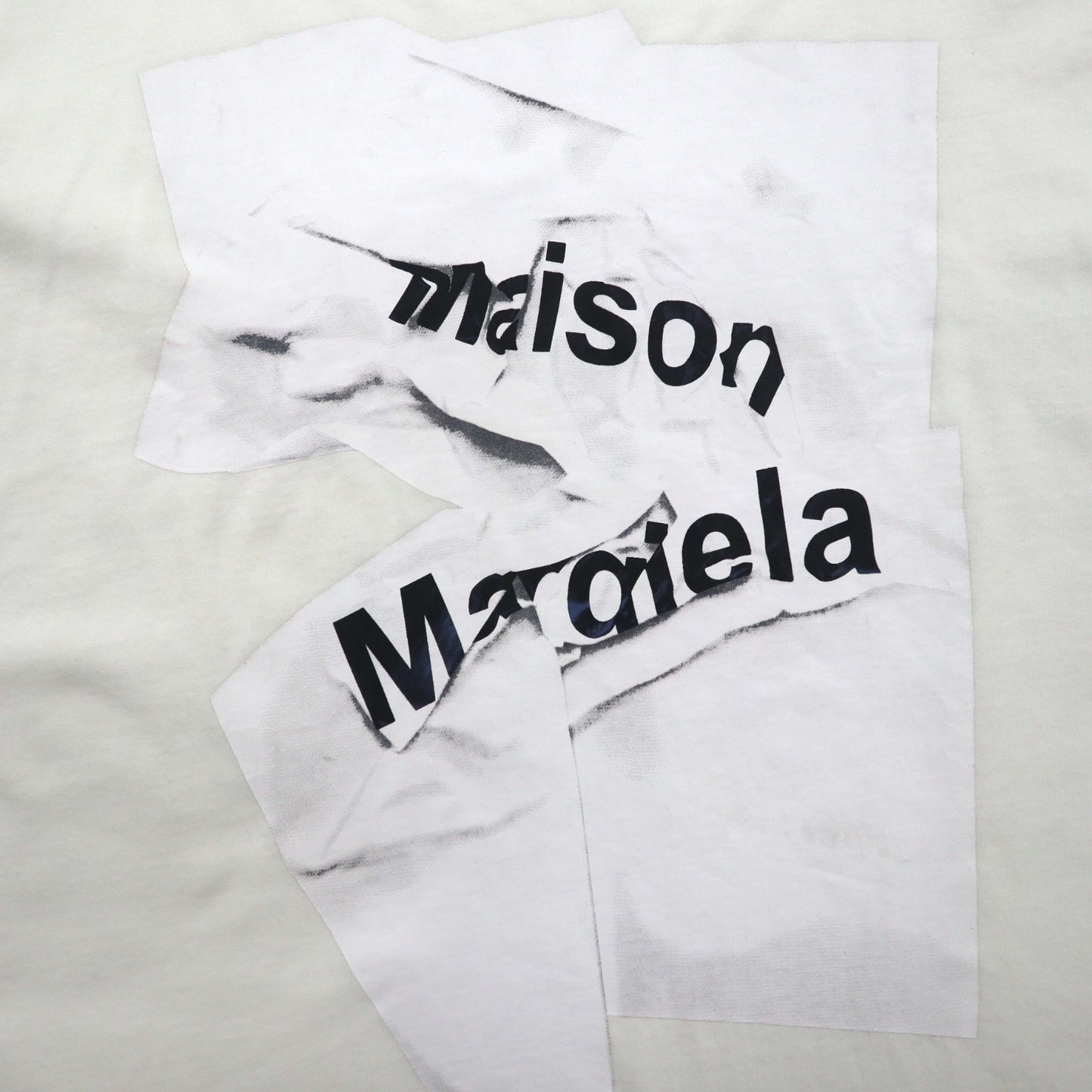 Maison Margiela ライン1 グラフィックプリント Tシャツ XL ホワイト コットン イタリア製