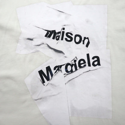 Maison Margiela ライン1 グラフィックプリント Tシャツ XL ホワイト コットン イタリア製