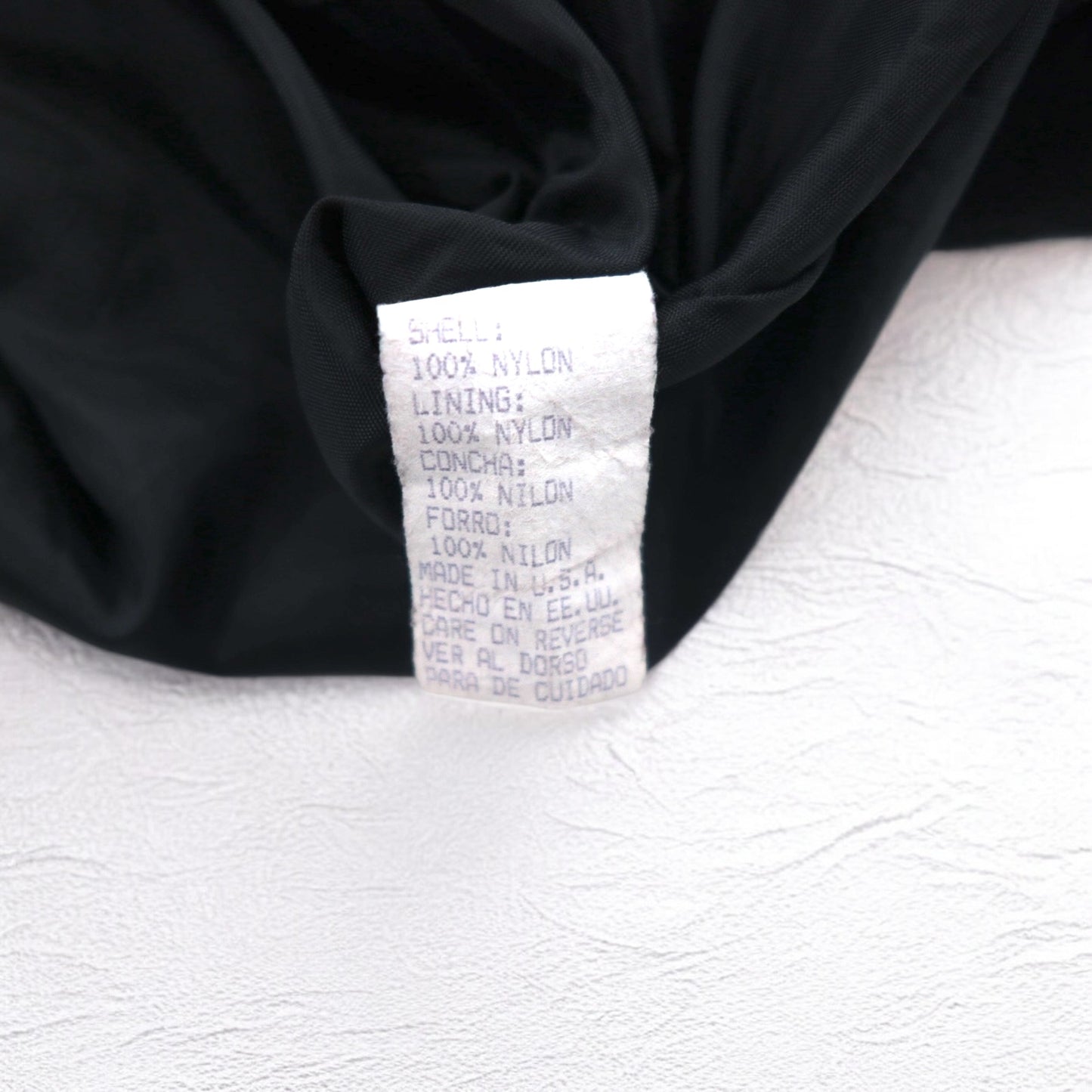 LEGENDS ATHLETIC USA製 90年代 リブライン ピステ プルオーバー ナイロンジャケット XL ブラック カレッジ GRAMBLING アーチロゴ