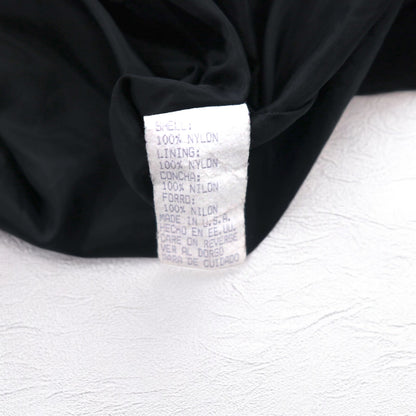 LEGENDS ATHLETIC USA製 90年代 リブライン ピステ プルオーバー ナイロンジャケット XL ブラック カレッジ GRAMBLING アーチロゴ