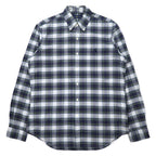 日本然リトテ-古着オンライン-RALPH LAUREN ボタンダウンシャツ M グリーン チェック コットン スモールポニー刺繍-RALPH LAUREN button-down Shirts M Green Checked Cotton Small Pony Embroidery