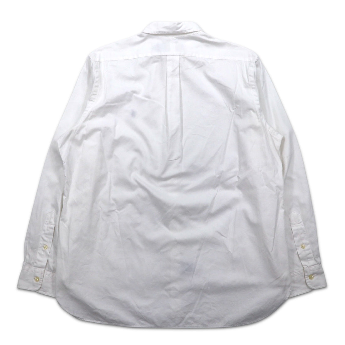 RALPH LAUREN Oxford Button-Down Shirt, XL, White Cotton, Small Pony Embroidery, Made in Sri Lanka