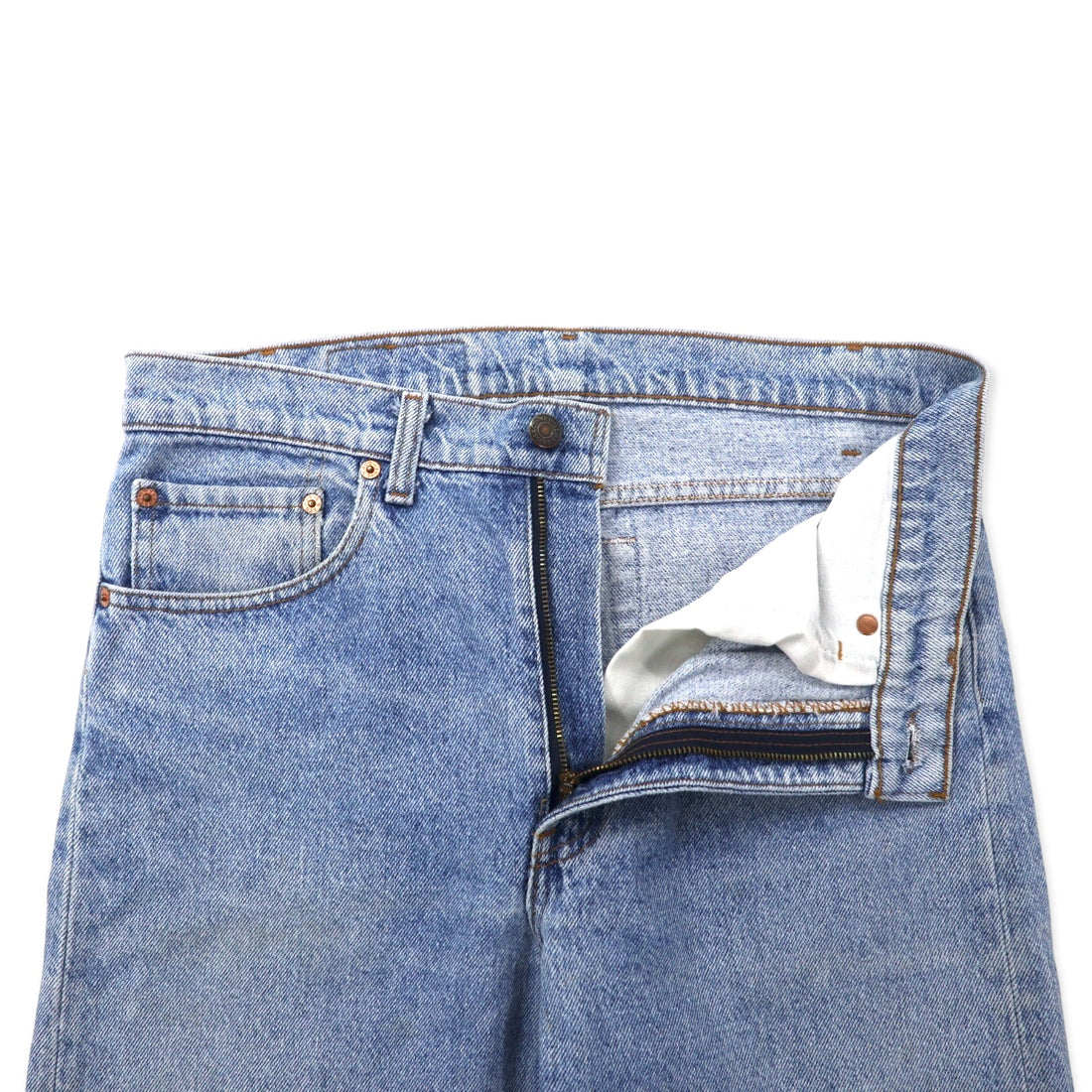 Levi's USA 505 Denim Pants 32 Blue Ice Wash 505-4891