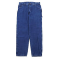 日本然リトテ-古着オンライン-Dickies カーペンター ペインター ジーンズ デニムパンツ 36 ブルー ストーンウォッシュ コットン 14onz ハンマーループ 1993SNB メキシコ製 未使用品-Dickies Carpenter Painter Jeans Denim Pants 36 Blue Stonewash Cotton 14onz Hammer Loop 1993SNB Mexico Made Unused