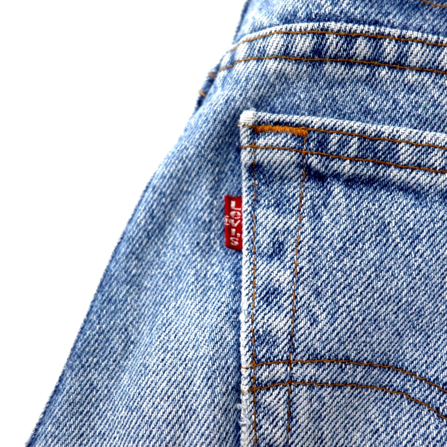 Levi's USA製 505 デニムパンツ 32 ブルー アイスウォッシュ 505-4891