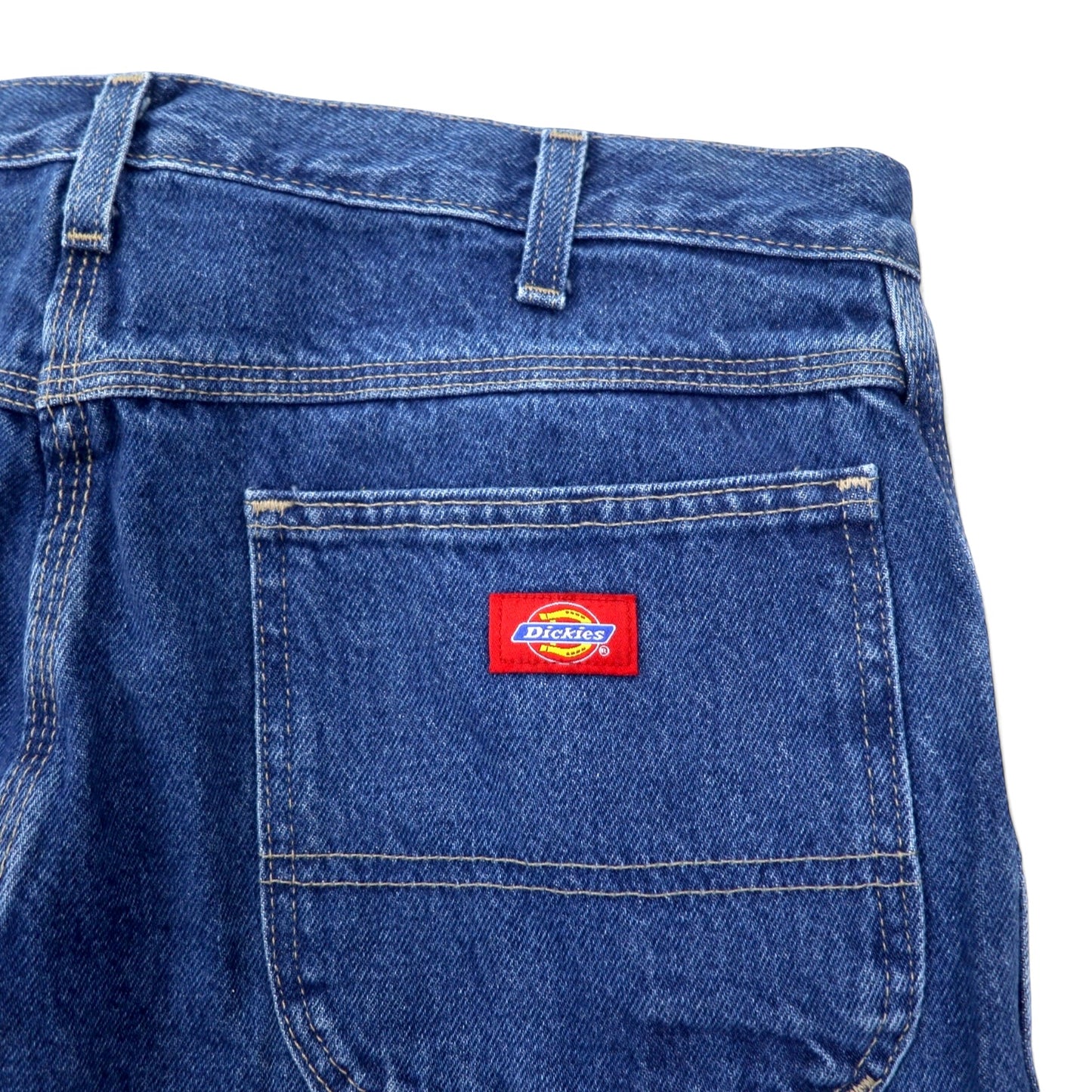 Dickies カーペンター ペインター ジーンズ デニムパンツ 36 ブルー ストーンウォッシュ コットン 14onz ハンマーループ 1993SNB メキシコ製 未使用品