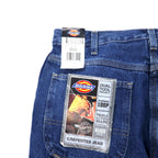 Dickies カーペンター ペインター ジーンズ デニムパンツ 36 ブルー ストーンウォッシュ コットン 14onz ハンマーループ 1993SNB メキシコ製 未使用品
