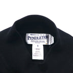PENDLETON ハイネック シルクニット セーター S ブラック ナイロン