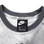 NIKE メッシュ クロップド トップ MESH S/S TOP Tシャツ XL グレー タイダイ ポリエステル CZ9325-084