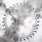 NIKE メッシュ クロップド トップ MESH S/S TOP Tシャツ XL グレー タイダイ ポリエステル CZ9325-084