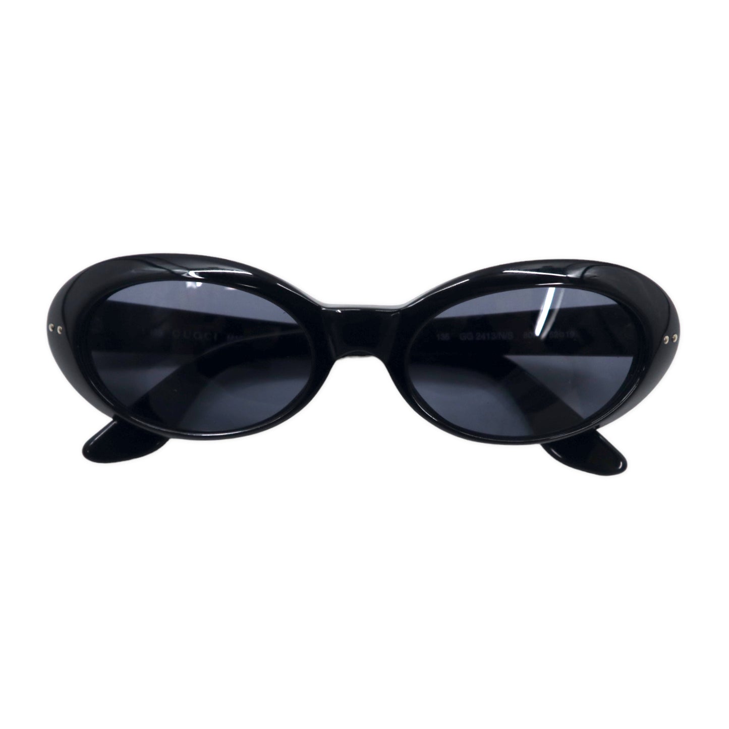 GUCCI Sunglasses Oval Black GG213413/N/S 807 52⬜︎19 Italian MADE