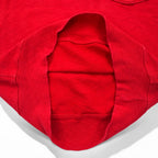 Polo by Ralph Lauren Half Zip Sweatshirt S Red Chest Pocket TALON Zip Snap Button