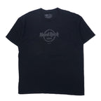 日本然リトテ-古着オンライン-Hard Rock CAFE ロゴプリント Tシャツ XXL ブラック コットン BAKU ビッグサイズ-Hard Rock CAFE Logo Print T-Shirt XXL Black Cotton BAKU Big Size