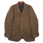 日本然リトテ-古着オンライン-Paul Smith ツイード 3B テーラードジャケット M ブラウン ウール 日本製-Paul Smith Tweed 3B Tailored Jacket M Brown Wool Japan Made