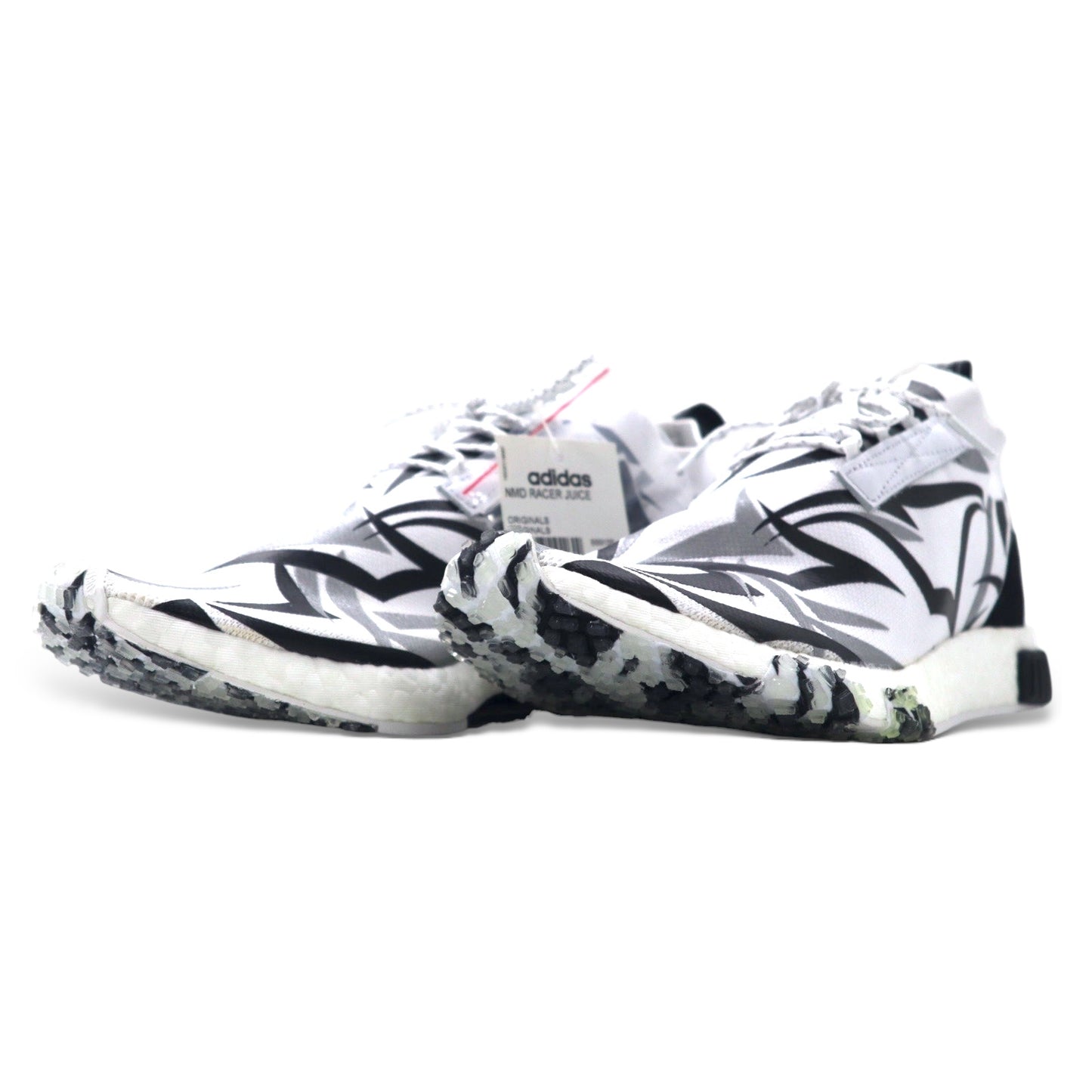 adidas originals × JUICE スニーカー 28.5cm ホワイト Consortium NMD Racer BB9155 未使用品