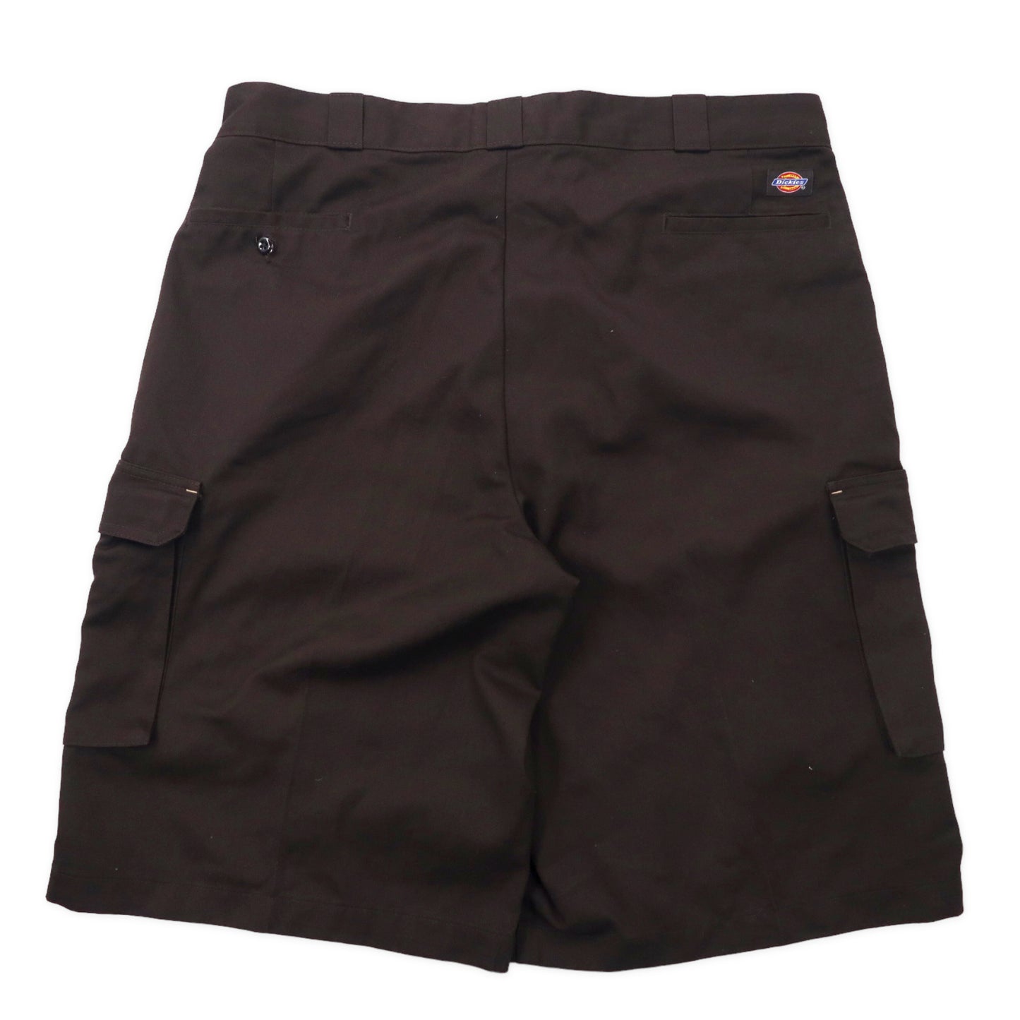 Dickies short work PANTS Half Pants 40 Brown polyester cotton