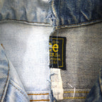 Y.A.R.N. × 90s Lee Riders リメイク 再構築 ニット クロス デニムジャケット Knit Cross Denim Jacket Gジャン M ハンドメイド