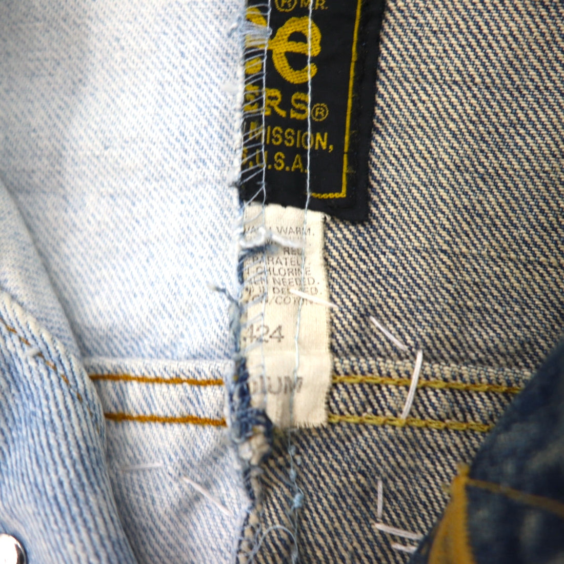 Y.A.R.N. × 90s Lee Riders リメイク 再構築 ニット クロス デニムジャケット Knit Cross Denim Jacket Gジャン M ハンドメイド