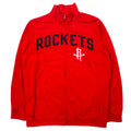 日本然リトテ-古着オンライン-NBA トラックジャケット ジャージ L レッド ポリエステル ROCKETS-NBA Track Jacket Jersey L Red Polyester ROCKETS