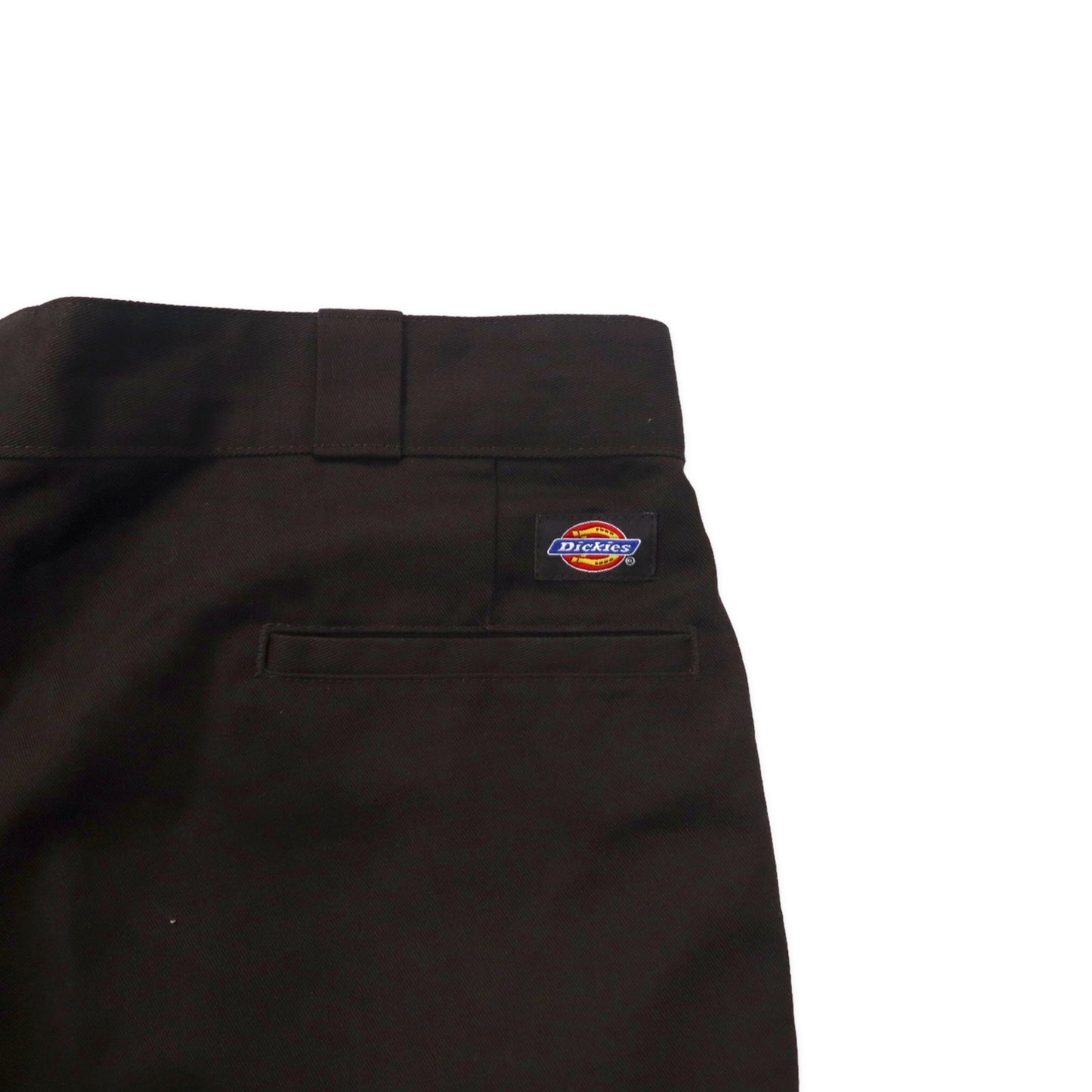 Dickies ショート ワークパンツ ハーフパンツ 40 ブラウン ポリエステル コットン