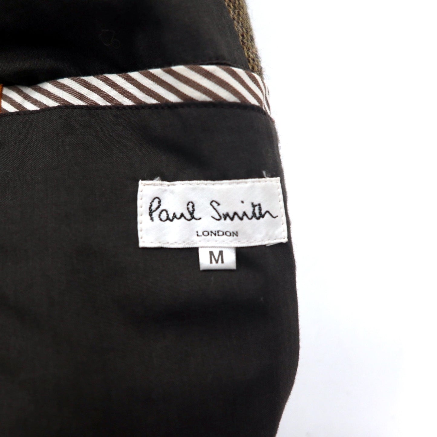 Paul Smith ツイード 3B テーラードジャケット M ブラウン ウール 日本製