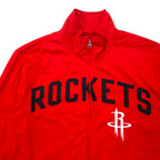 NBA Track Jacket Jersey L Red Polyester ROCKETS