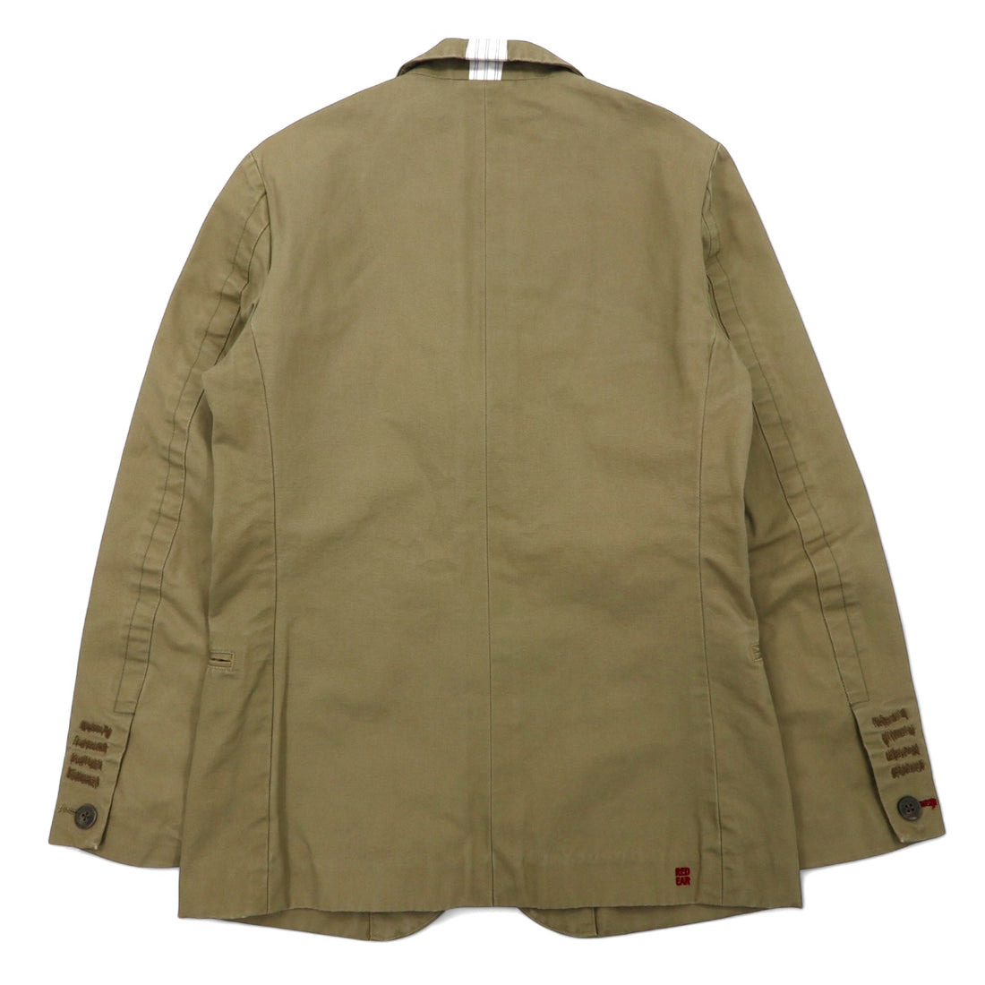 Paul Smith RED EAR 2B Tailored Jacket M Beige Cotton Made in Japan