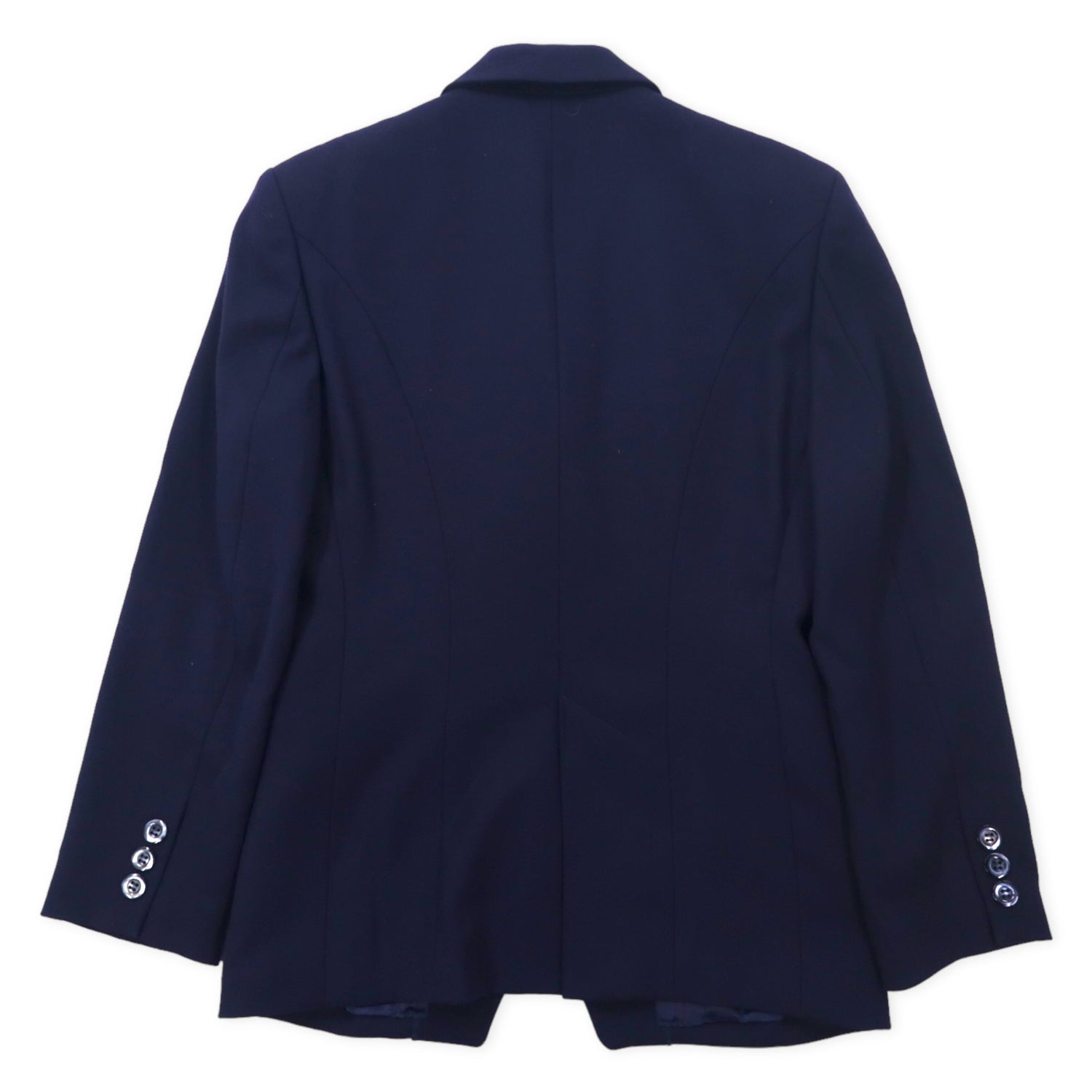 KENZO 80s Vintage Double Tailored Jacket M Navy Wool