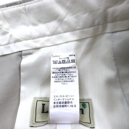 L.L.Bean チノ ショートパンツ L ベージュ CLASSIC FIT ハーフ 267793