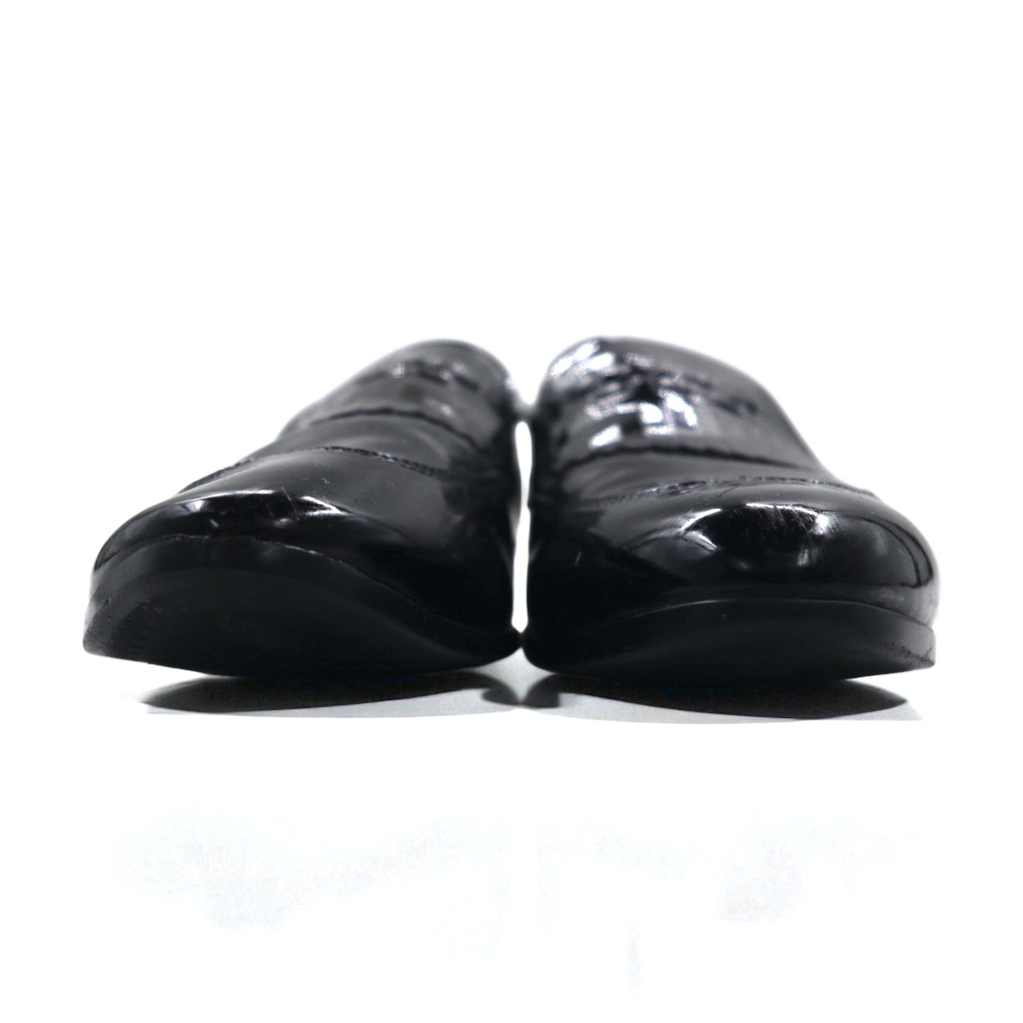 Vintage Patent Leather Loafers USA製 ヴィンテージ エナメルレザー ローファー 27.5cm ブラック