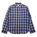 THE NORTH FACE ボタンダウンシャツ XL ブルー チェック コットン NR11248H