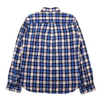 THE NORTH FACE ボタンダウンシャツ XL ブルー チェック コットン NR11248H