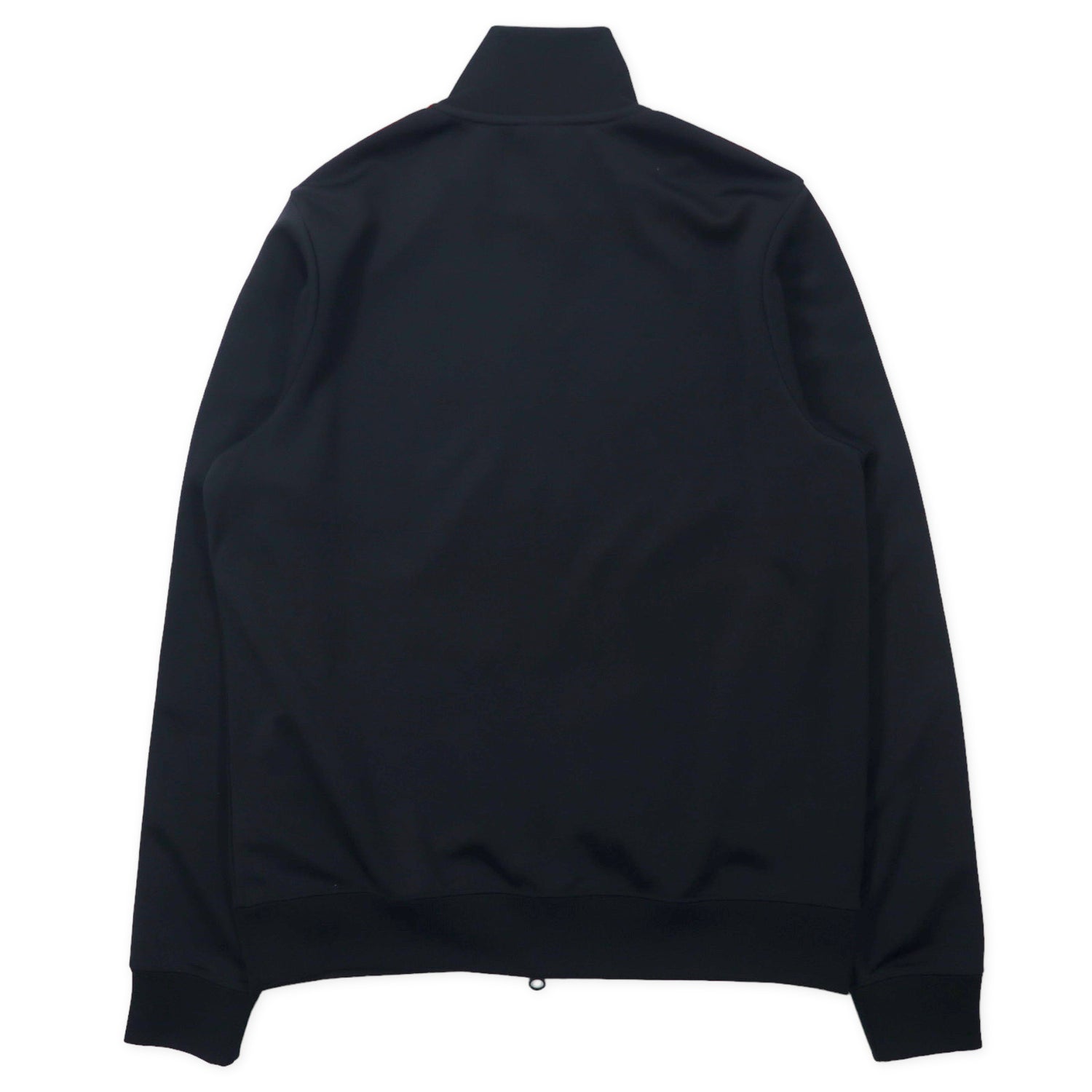 NIKE TRACK JACKET Jersey M Black Polyester Swash Logo Sideline 