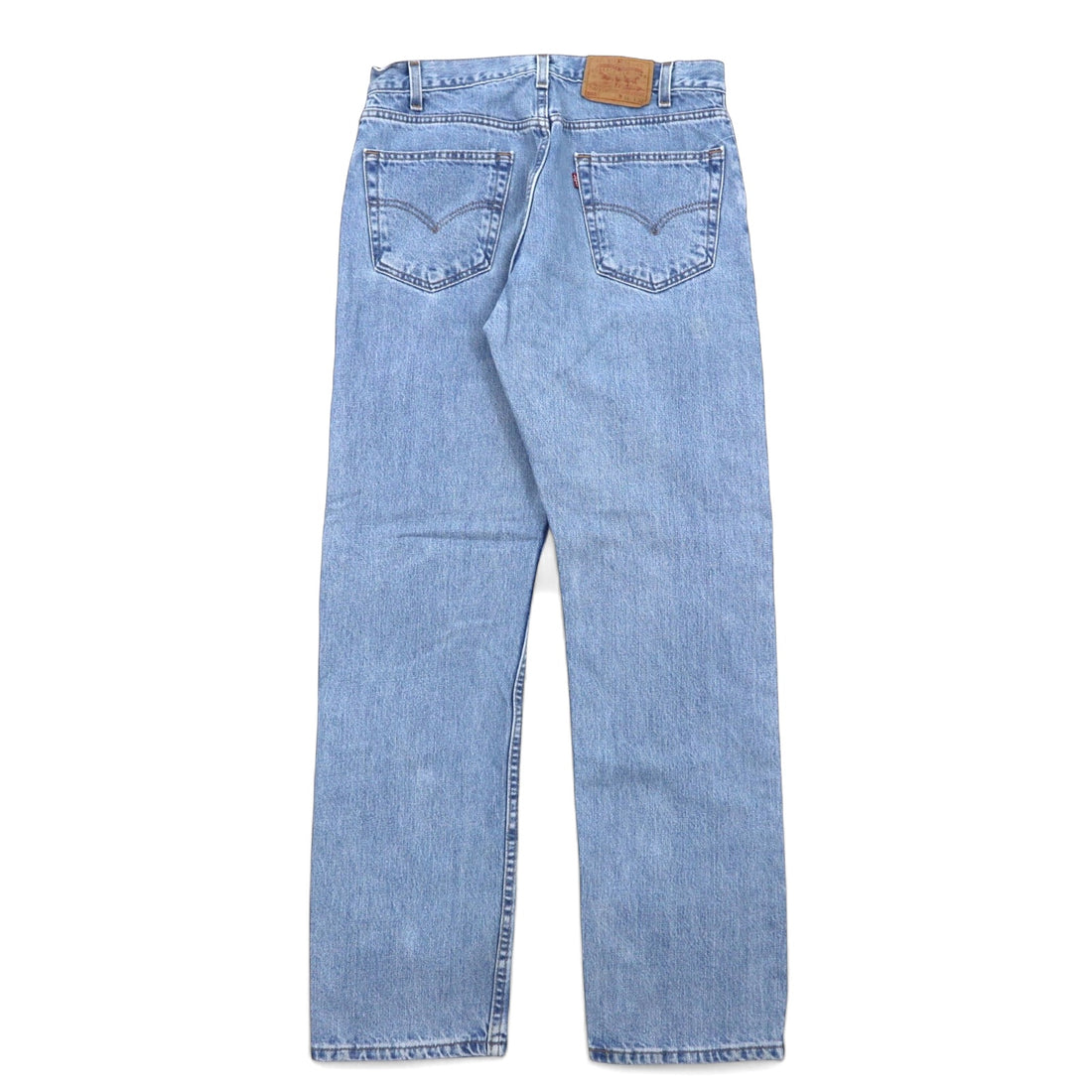 Levi's USA made 00's 505 ice wash denim pants size 34 blue cotton zipper fly regular fit straight leg 505-4834