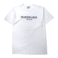 日本然リトテ-古着オンライン-GUESS U.S.A. 90年代 ロゴプリント Tシャツ M ホワイト コットン メキシコ製-GUESS U.S.A. 90's Logo Print T-Shirt M White Cotton Mexico Made