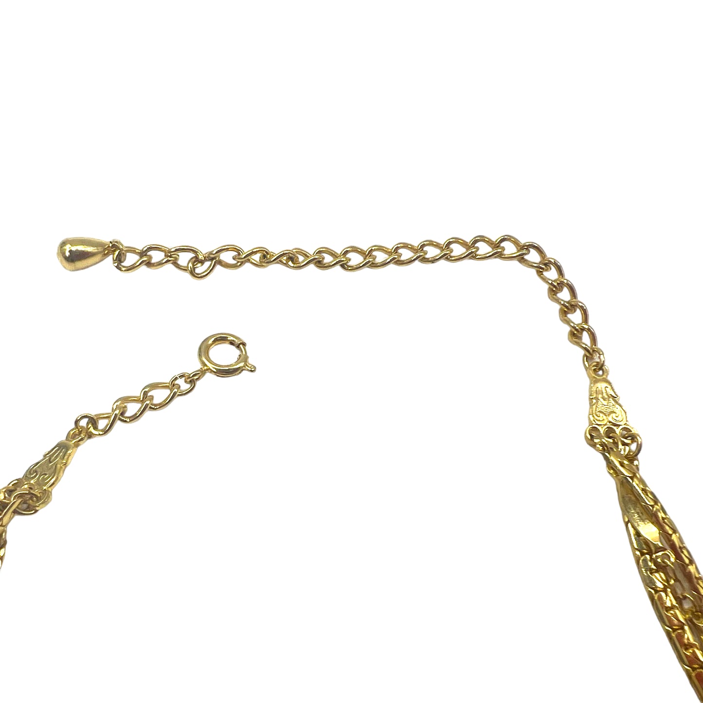 Vintage Gold Chain Necklaces 3連 ゴールドチェーンネックレス 68cm