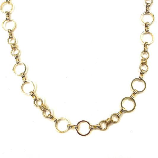 Vintage Circle Chain Necklaces サークルチェーン ネックレス ゴールド