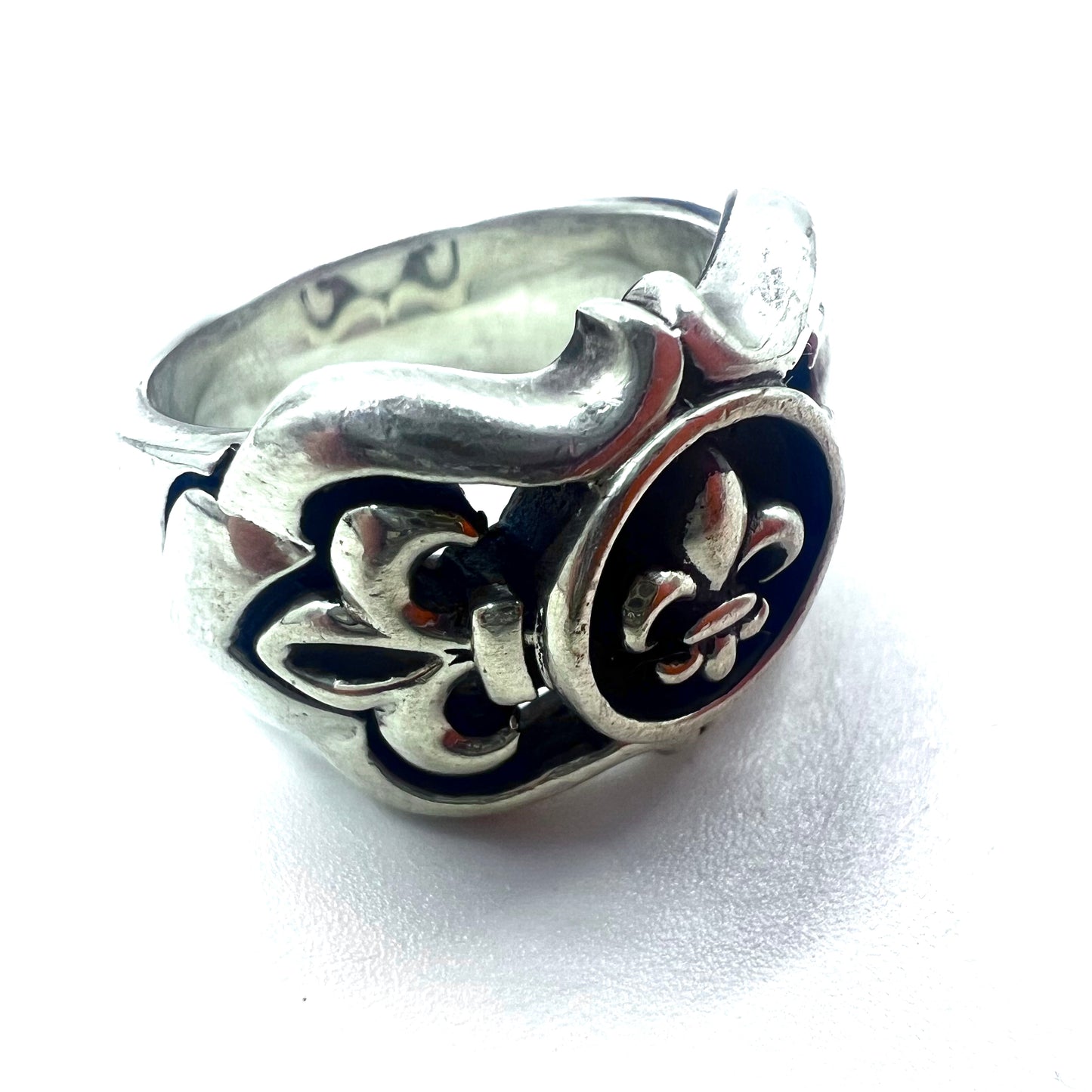 Vintage Silver Ring フレアモチーフ シルバーリング 指輪 15号 925
