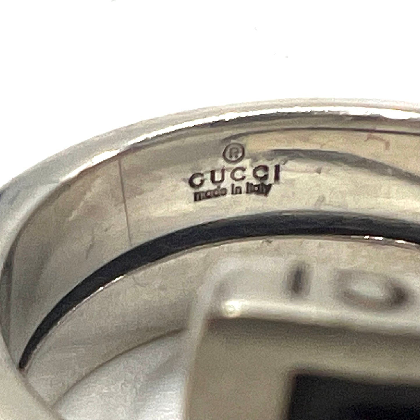 GUCCI スパイラル スネーク Gロゴ リング 指輪 10号 SILVER 925 シルバー SPIRAL G RING イタリア製