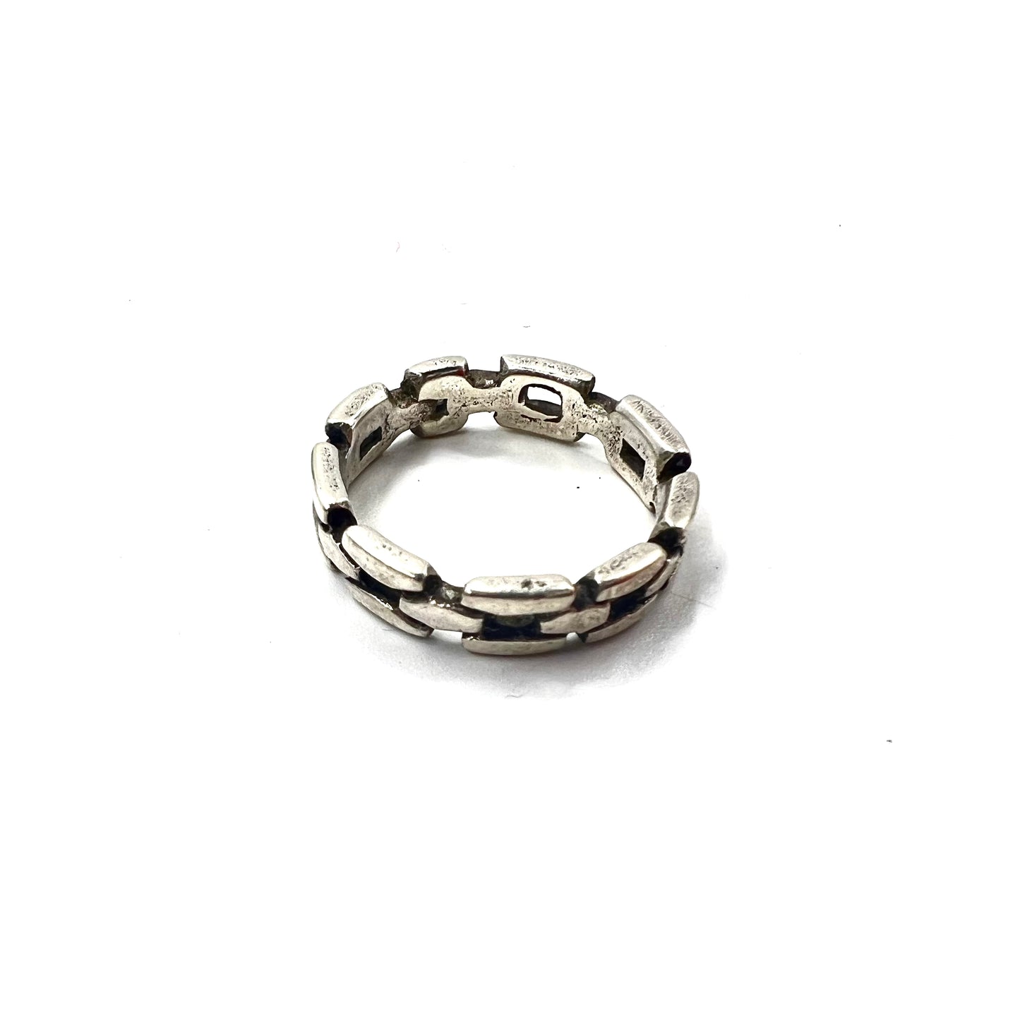 VINTAGE SILVER RING チェーンモチーフ シルバーリング 指輪 13号 SILVER 925