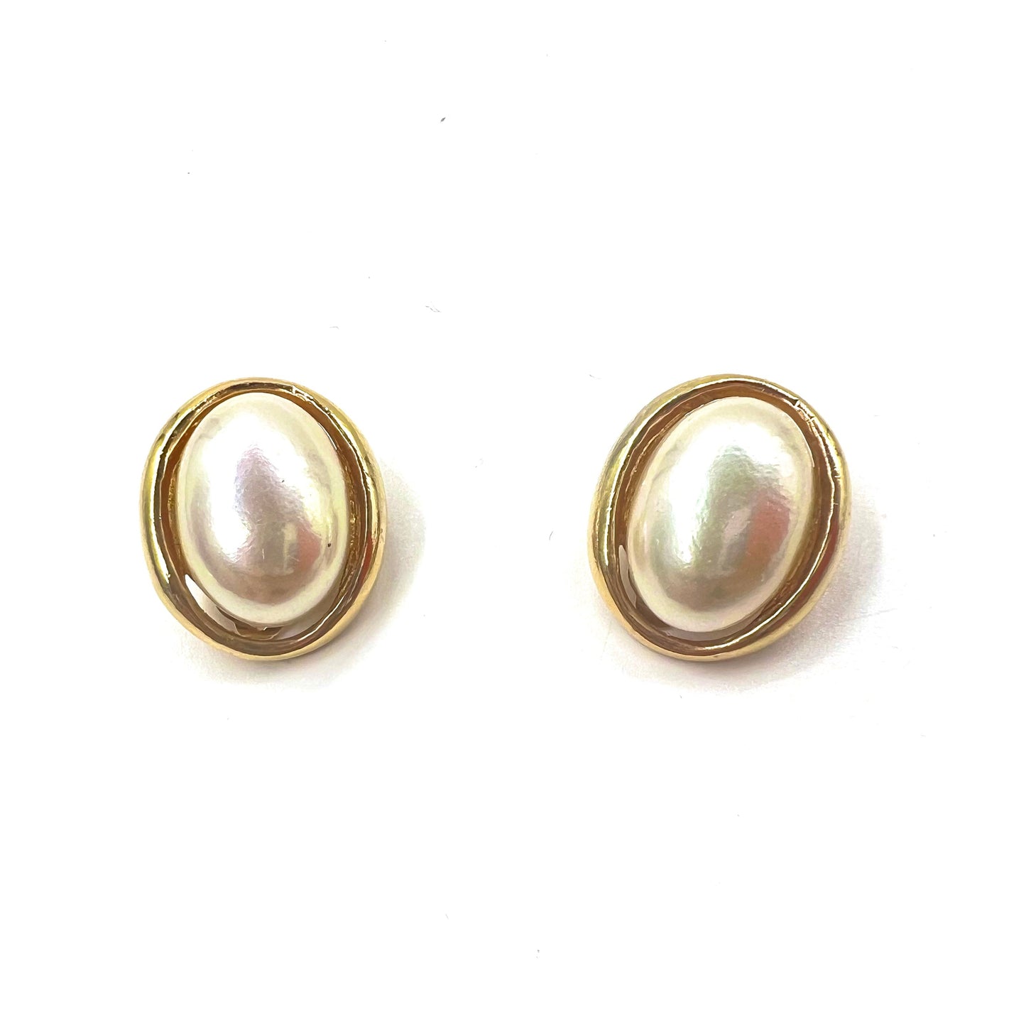 Vintage Gold Earring レトロ イヤリング ゴールド フェイクパール