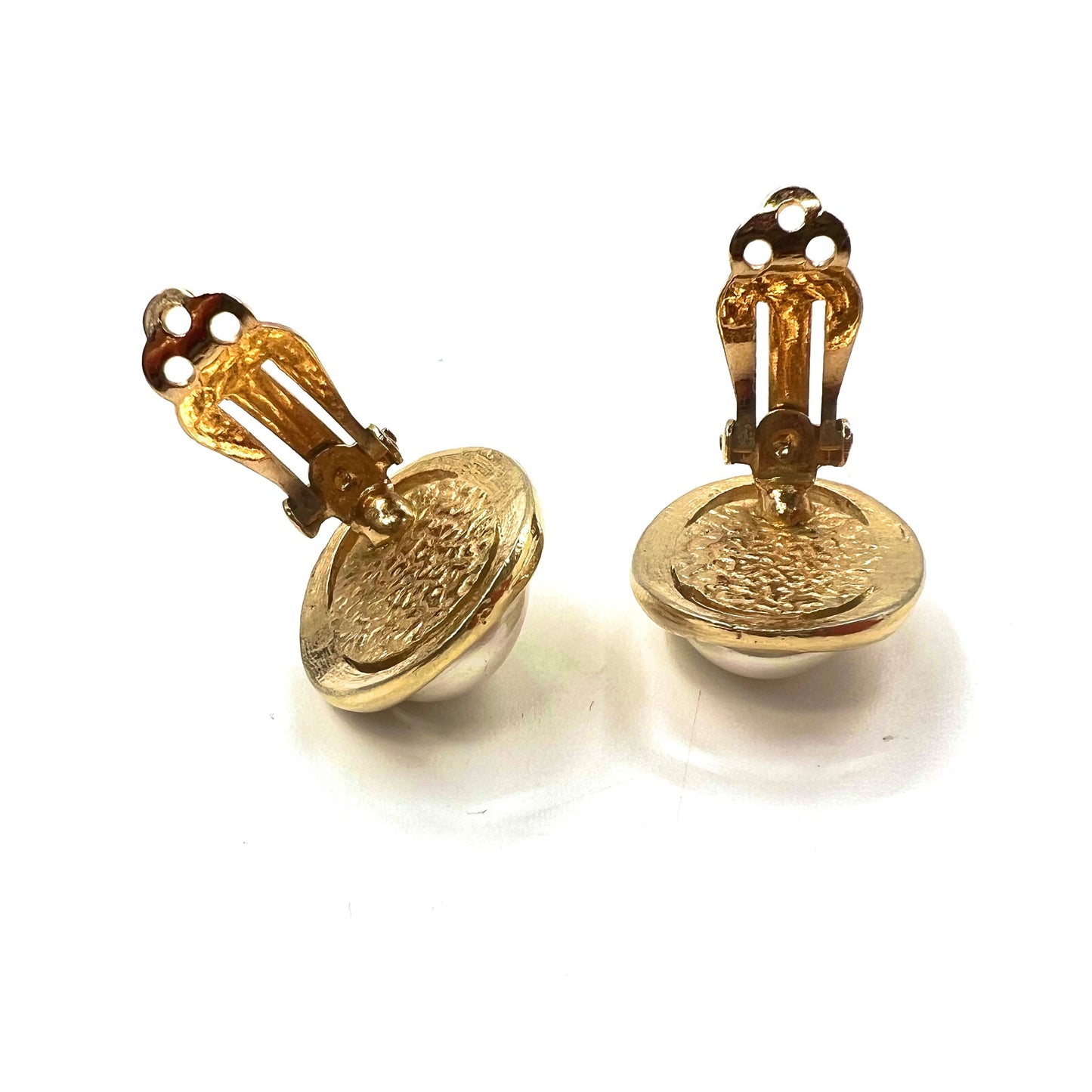 Vintage Gold Earring レトロ イヤリング ゴールド フェイクパール